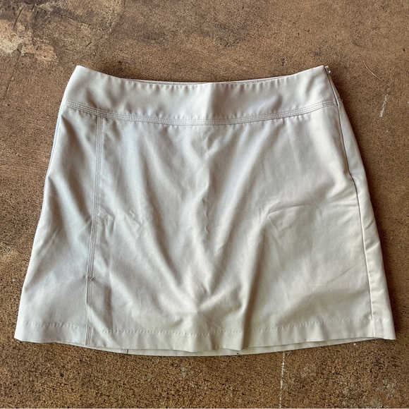 adidas Dresses & Skirts - adidas Tan Skort Climacool golf skirt Womens 6 Medium pickleball sporty skort